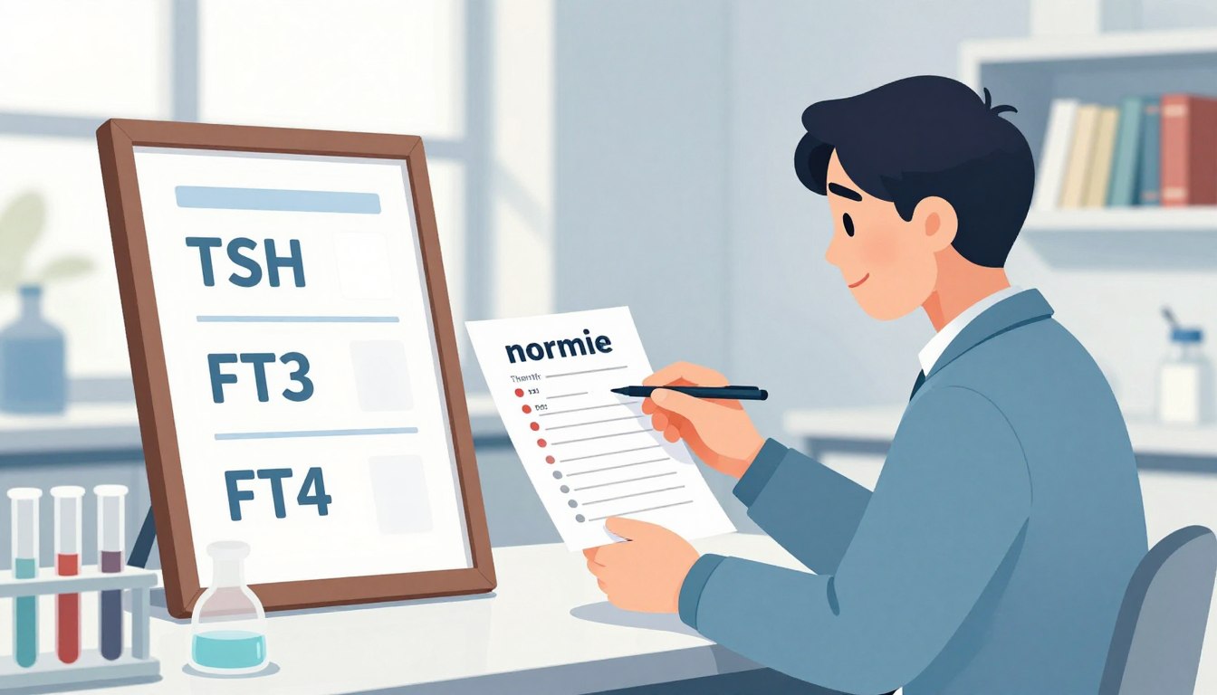 Hashimoto TSH FT3 FT4 w normie